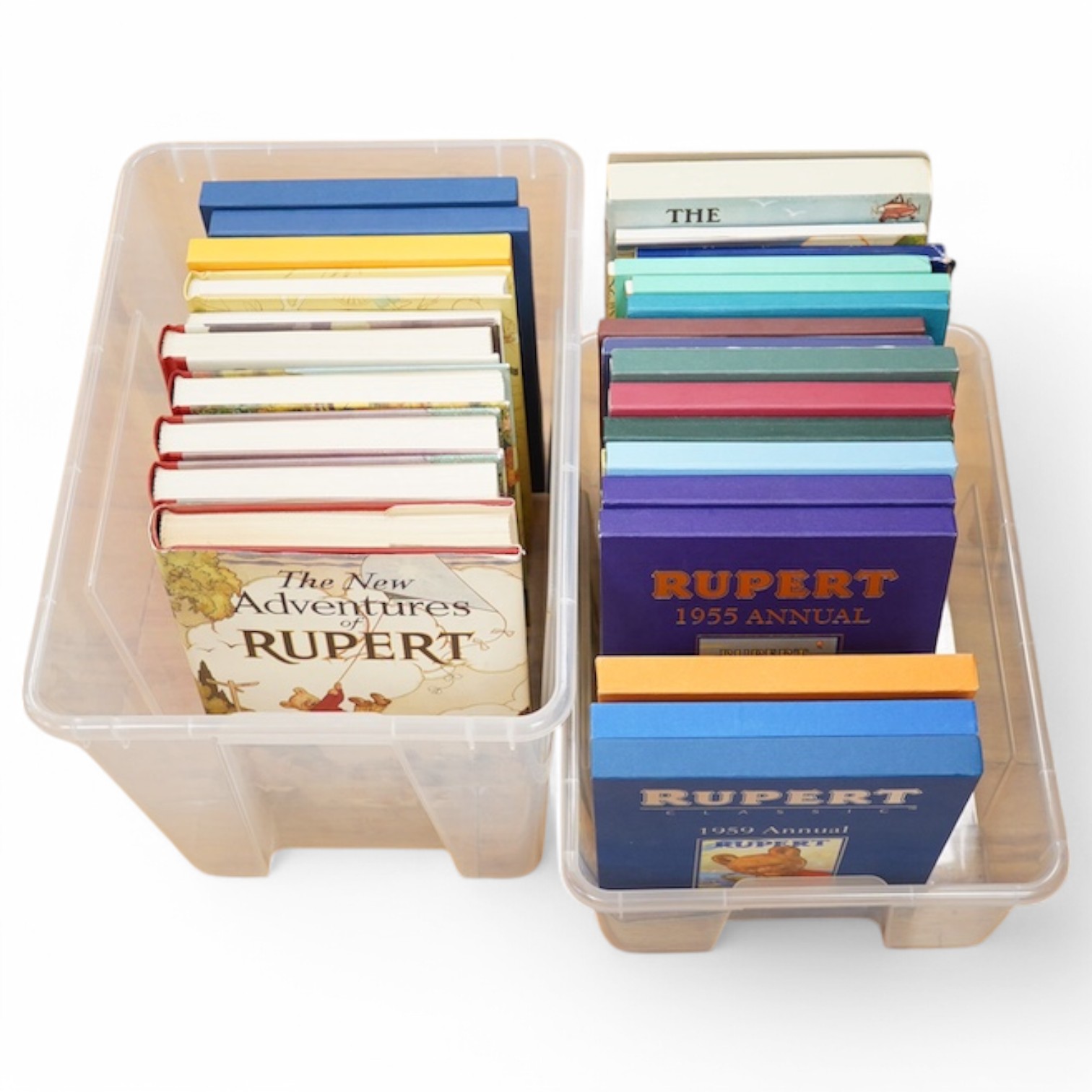 Rupert - Rupert Annuals - Collectors' Limited / Facsimile Editions. mostly coloured pictorial boards and most in their slipcase with coloured and mounted illus., coloured titles and illus. throughout, most with certifica